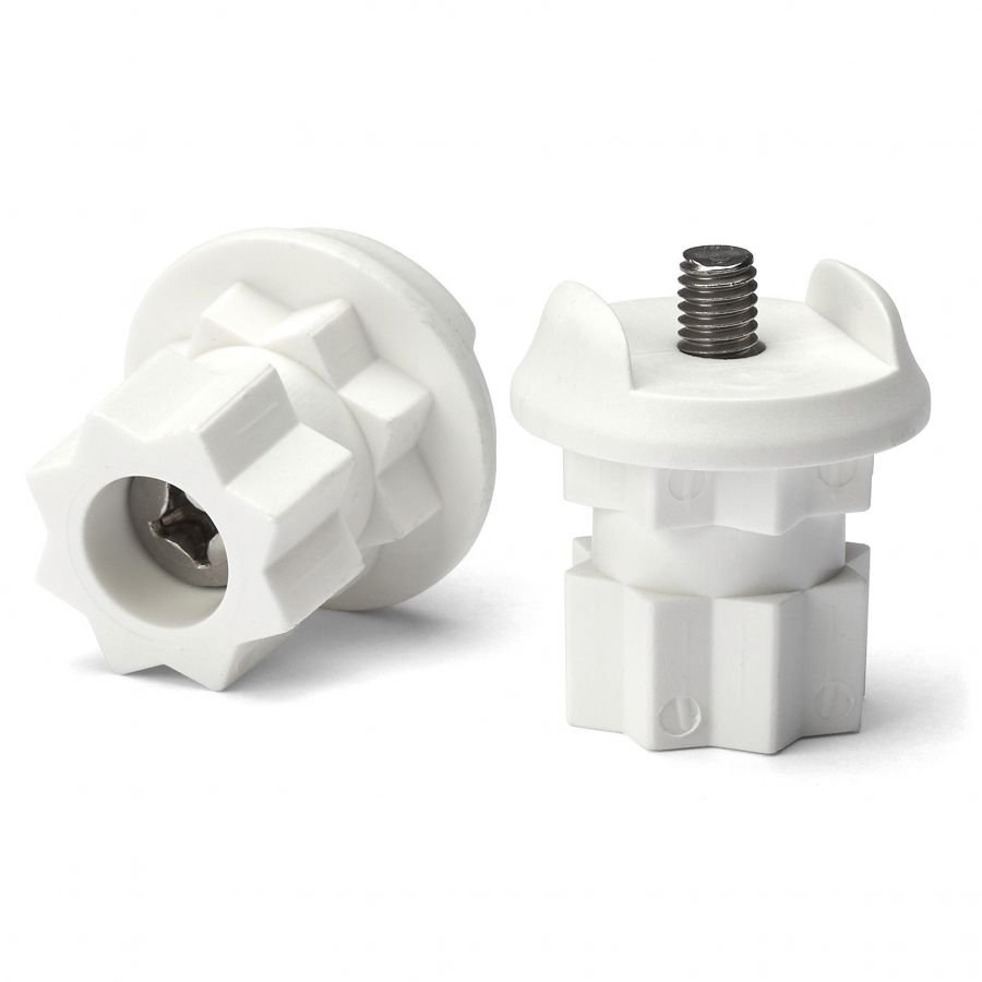 RAILBLAZA Cheek Adaptor with Bolts Qty 2 White