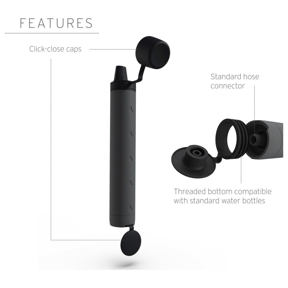 LifeStraw Peak Series Straw Water Filter Mountain Blue