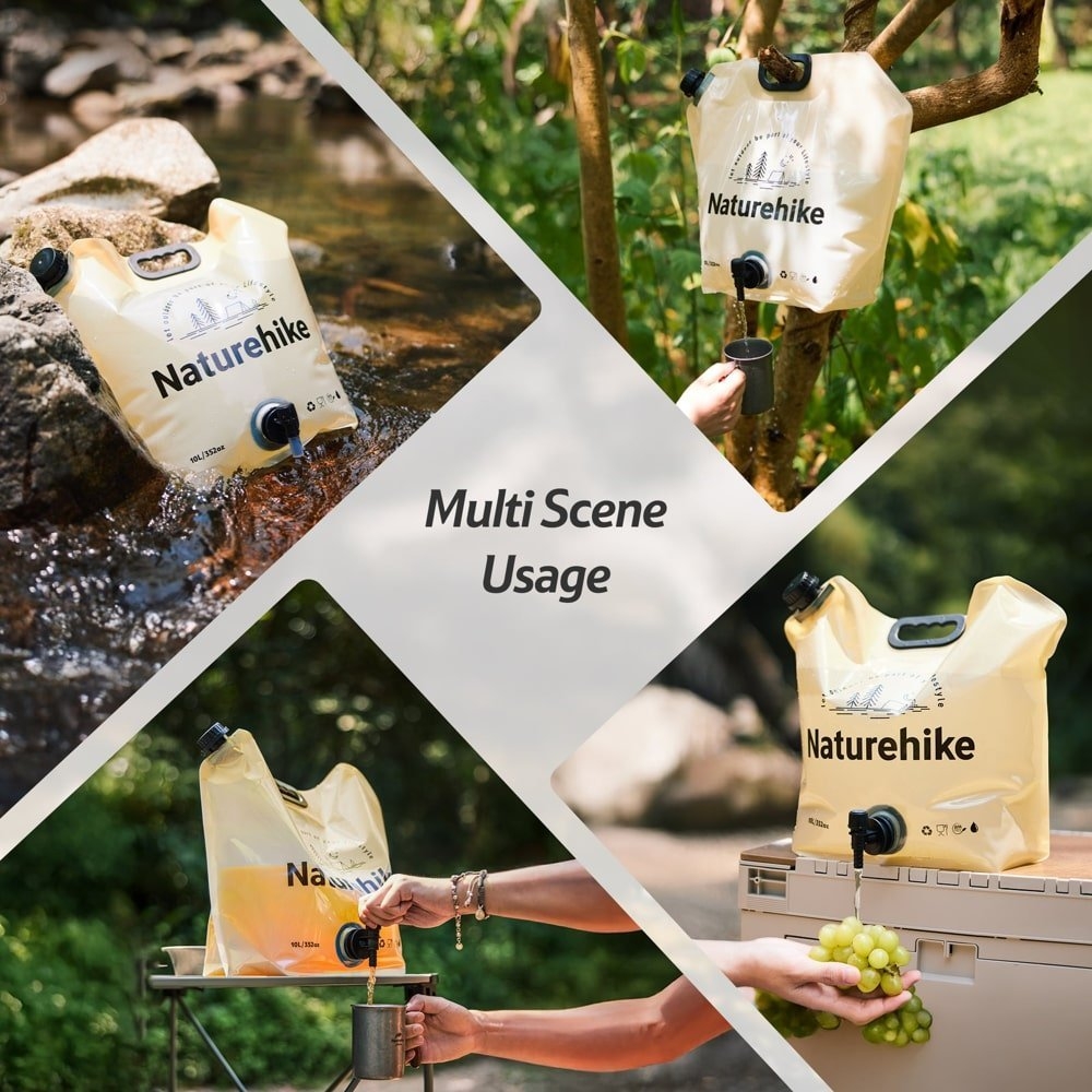 Naturehike Foldable Water Bag with Tap 10L