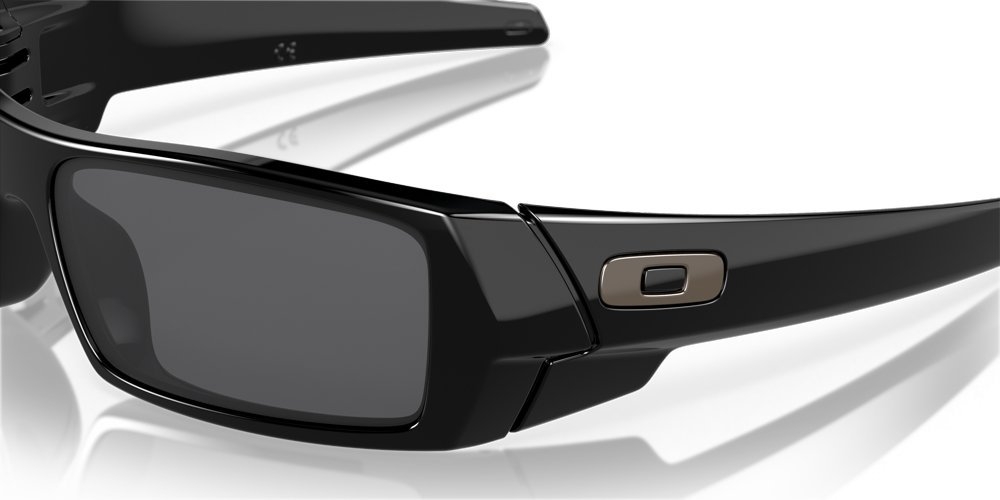 Oakley Gascan Sunglasses Polished Black Frame Grey Lens