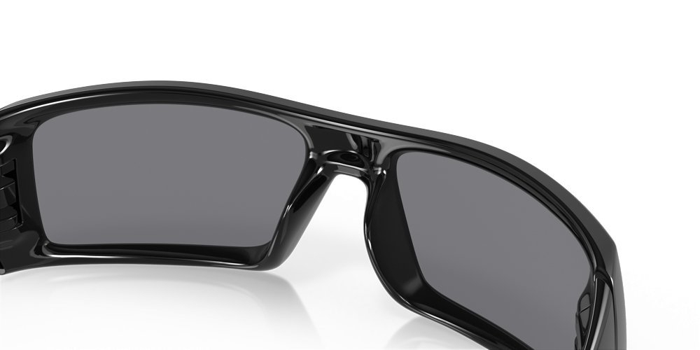 Oakley Gascan Sunglasses Polished Black Frame Grey Lens