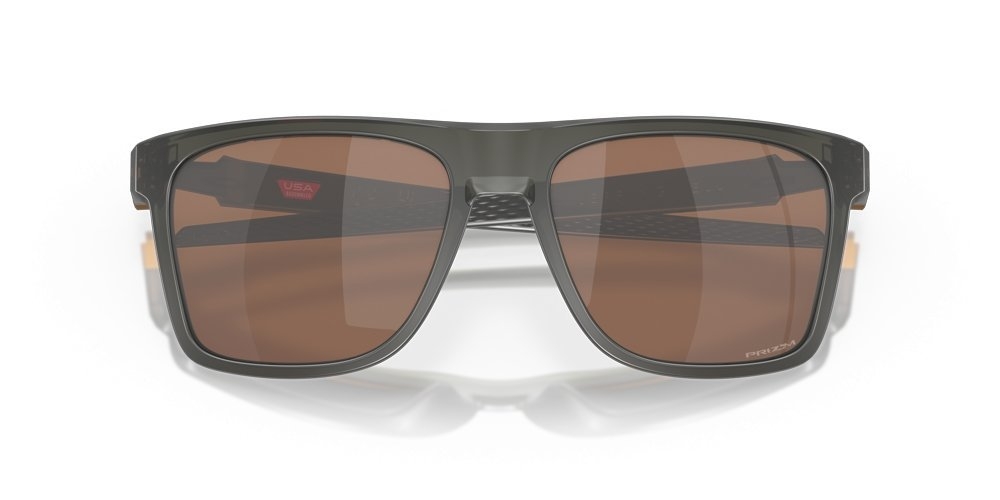 Oakley Leffingwell Sunglasses Matte Grey Smoke Frame PRIZM Tungsten Lens