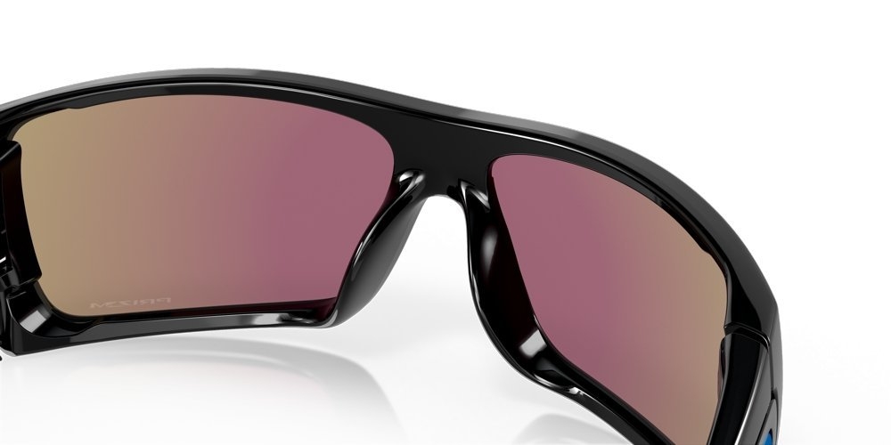 Oakley Batwolf Sunglasses Polished Black Frame PRIZM Sapphire Lens