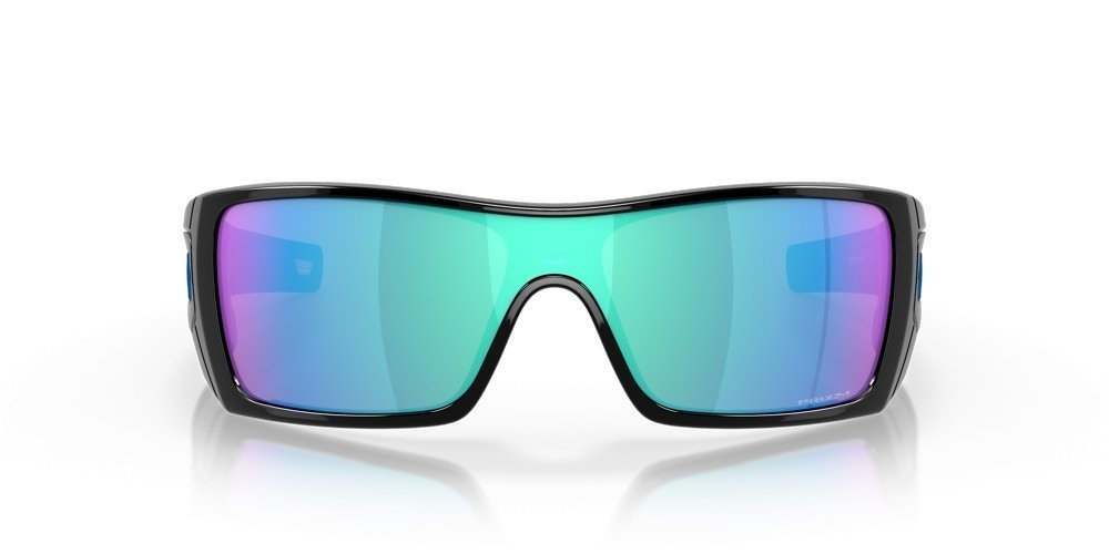 Oakley Batwolf Sunglasses Polished Black Frame PRIZM Sapphire Lens