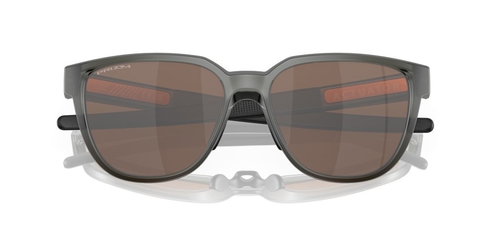 Oakley Actuator Sunglasses Matte Grey Smoke Frame PRIZM Tungsten Lens