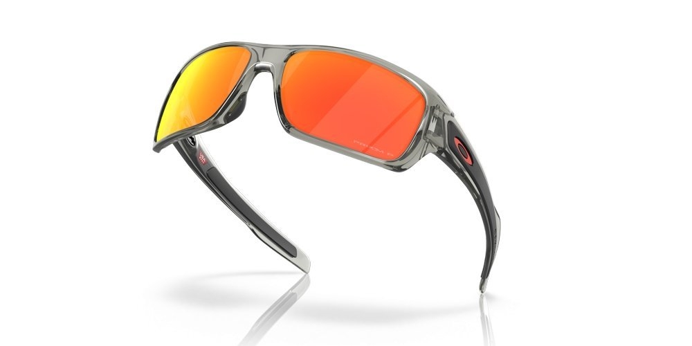 Oakley Turbine Sunglasses Grey Ink Frame Polarized PRIZM Ruby Lens