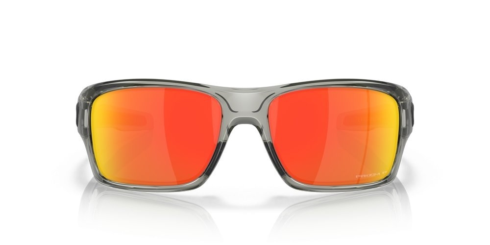 Oakley Turbine Sunglasses Grey Ink Frame Polarized PRIZM Ruby Lens
