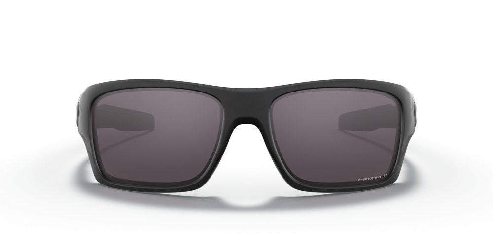 Oakley Turbine Polarised Sunglasses Matte Black Frame PRIZM Grey Lens