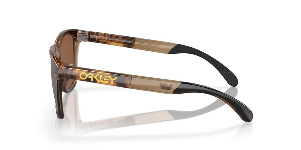 Oakley Frogskins Range Sunglasses Brown Tortoise/Brown Smoke Frame Polarized PRIZM Tungsten Lens