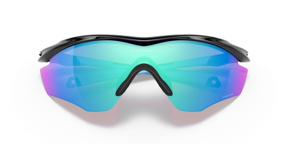 Oakley M2 Frame XL Sunglasses Polished Black Frame PRIZM Sapphire Lens
