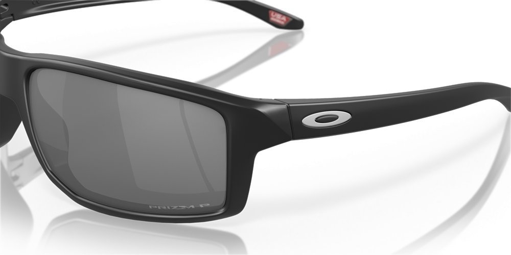 Oakley Gibston Polarised Sunglasses Matte Black Frame PRIZM Black Lens