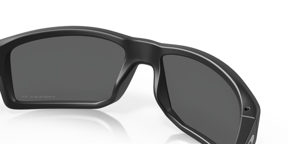 Oakley Gibston Polarised Sunglasses Matte Black Frame PRIZM Black Lens