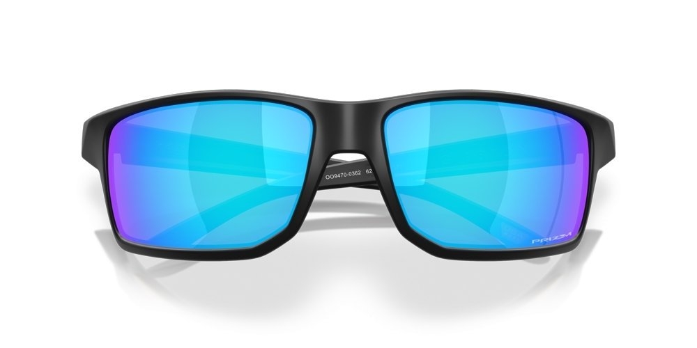 Oakley Gibston XL Sunglasses Matte Black Frame PRIZM Sapphire Lens