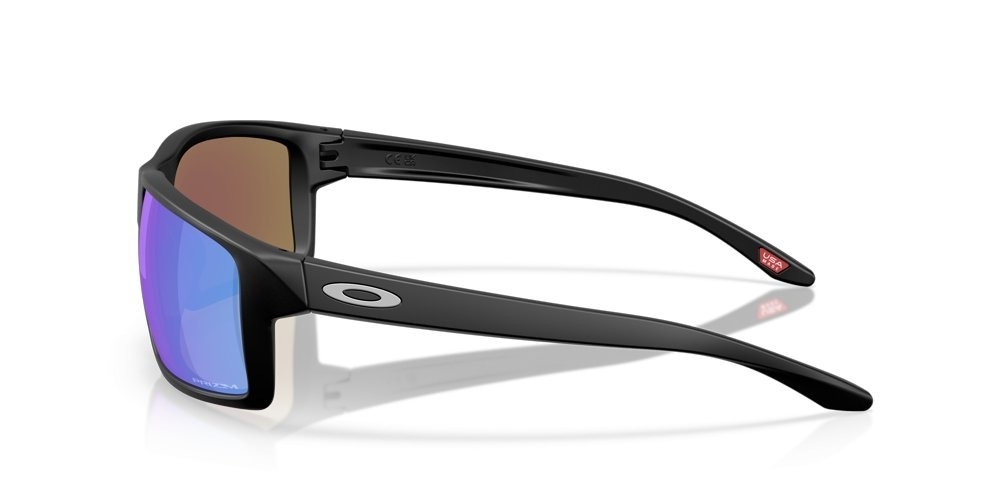 Oakley Gibston XL Sunglasses Matte Black Frame PRIZM Sapphire Lens