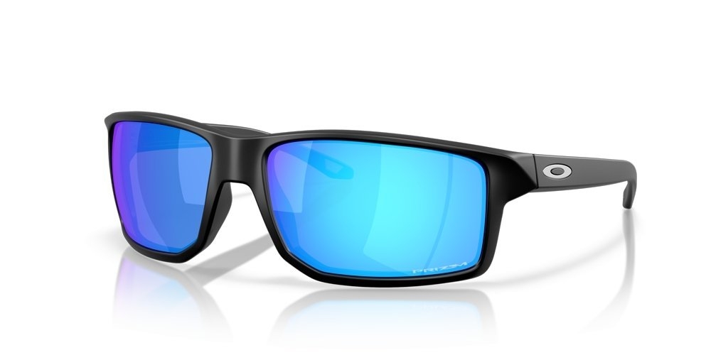 Oakley Gibston XL Sunglasses Matte Black Frame PRIZM Sapphire Lens