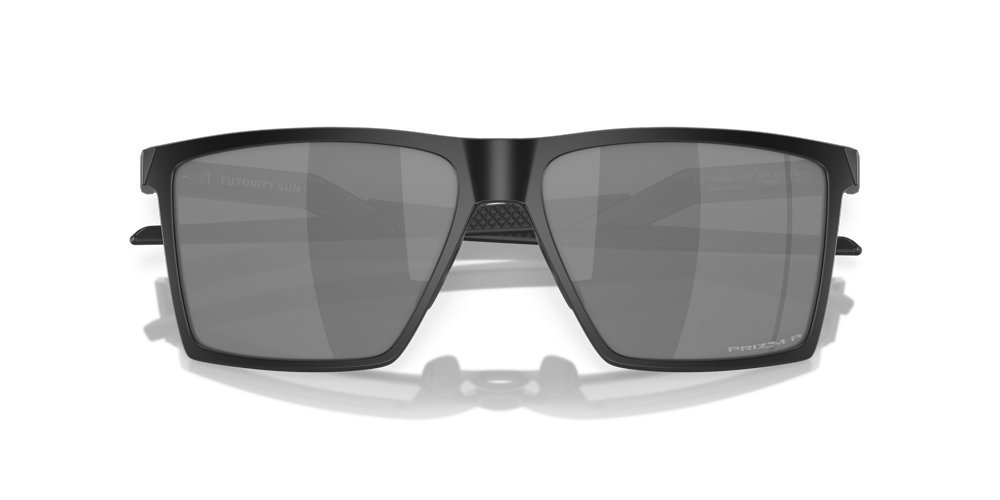 Oakley Futurity Sun Polarised Sunglasses Satin Black Frame PRIZM Black Lens