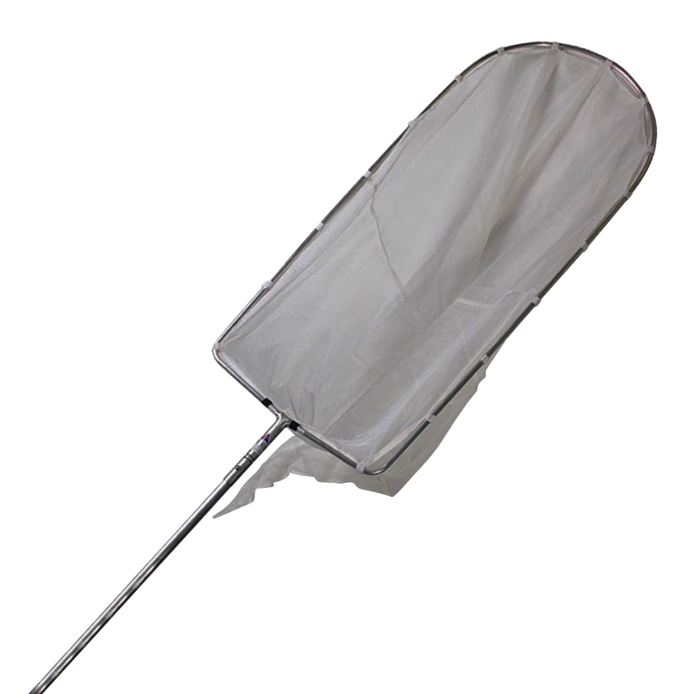 Nacsan Whitebait Scoop Net 4.2m with Trap Grey - Detachable Handle