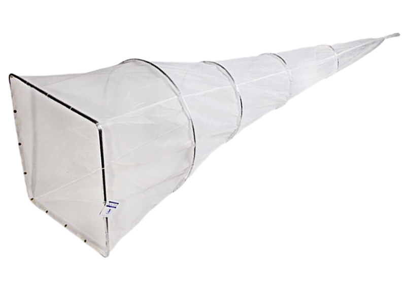 Nacsan Southland Sock Whitebait Net 5 Ring with Trap White