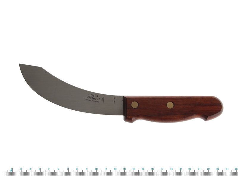 Victory 1/100/15/110 High Carbon Skinning Knife Wooden Handle 15cm