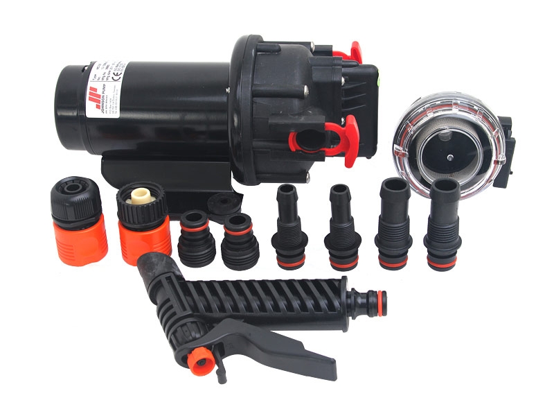 Johnson Aqua Jet Wash Down System 3.5GPM 12V - Excludes Hose