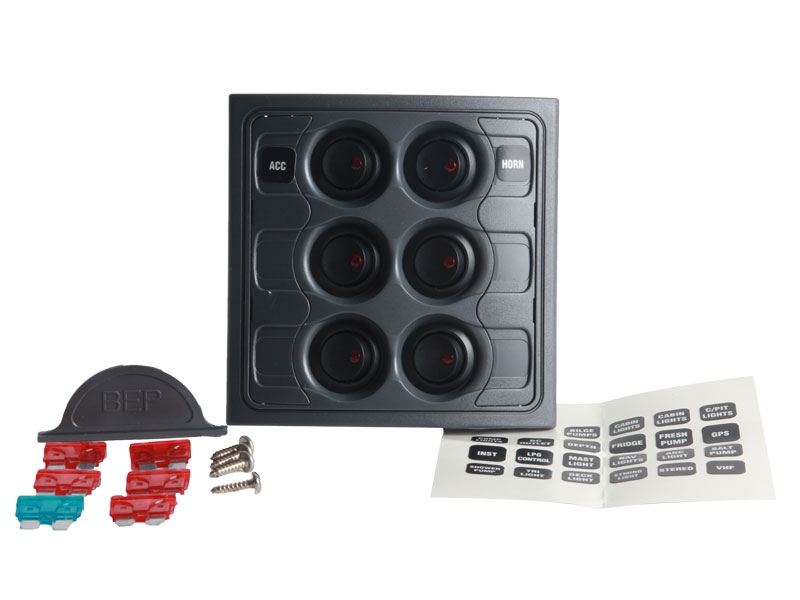 BEP 6 Way Interior Switch Panel