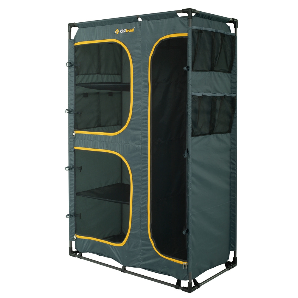 OZtrail 4-Shelf Foldable Camping Wardrobe