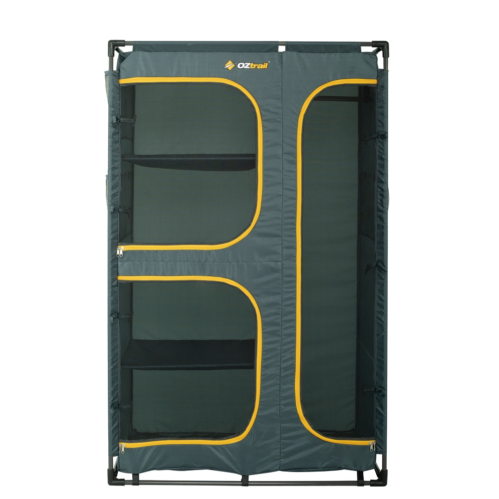 OZtrail 4-Shelf Foldable Camping Wardrobe