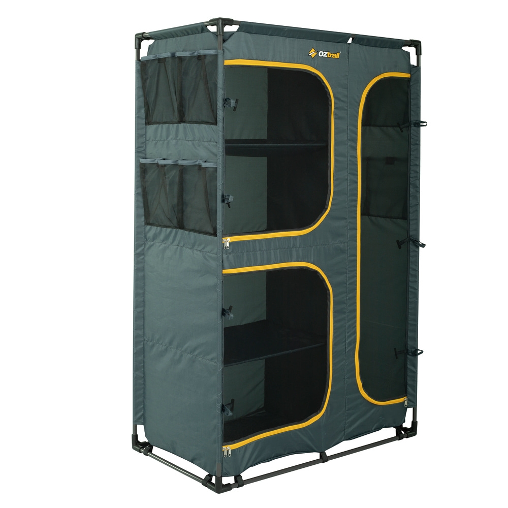OZtrail 4-Shelf Foldable Camping Wardrobe