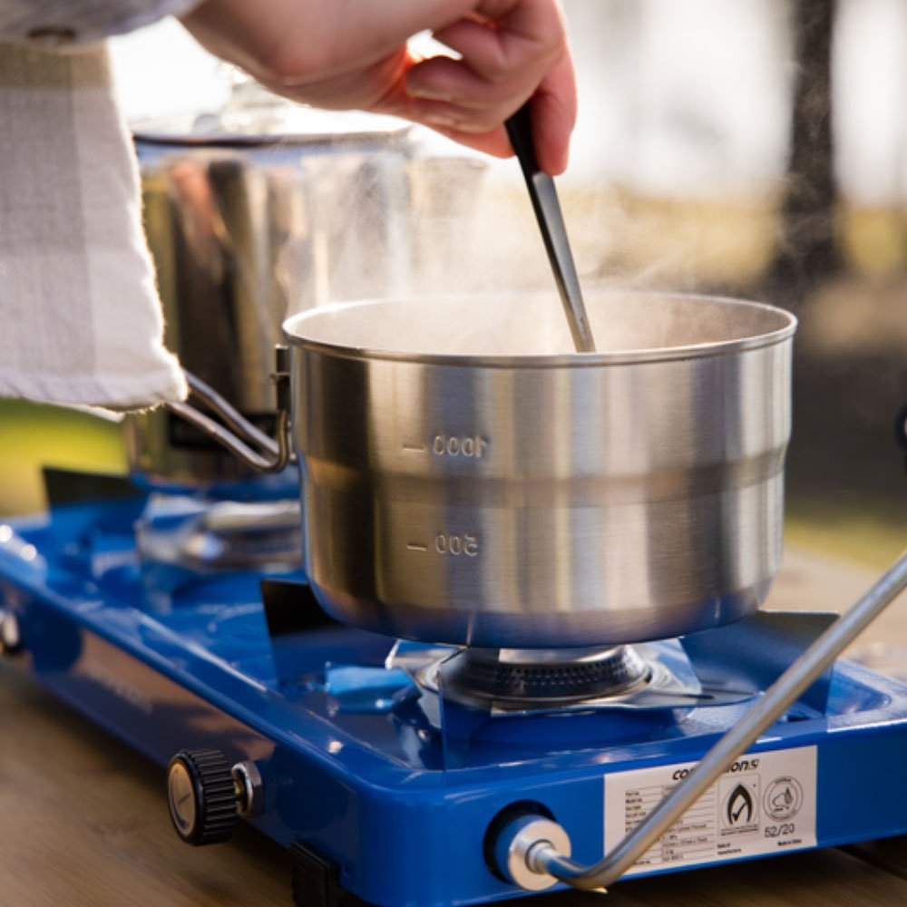 Campfire Stainless Cooking Mess Pot 1.5L