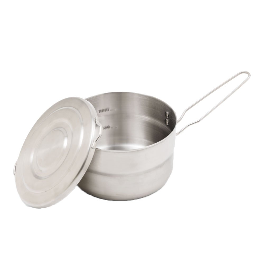 Campfire Stainless Cooking Mess Pot 1.5L