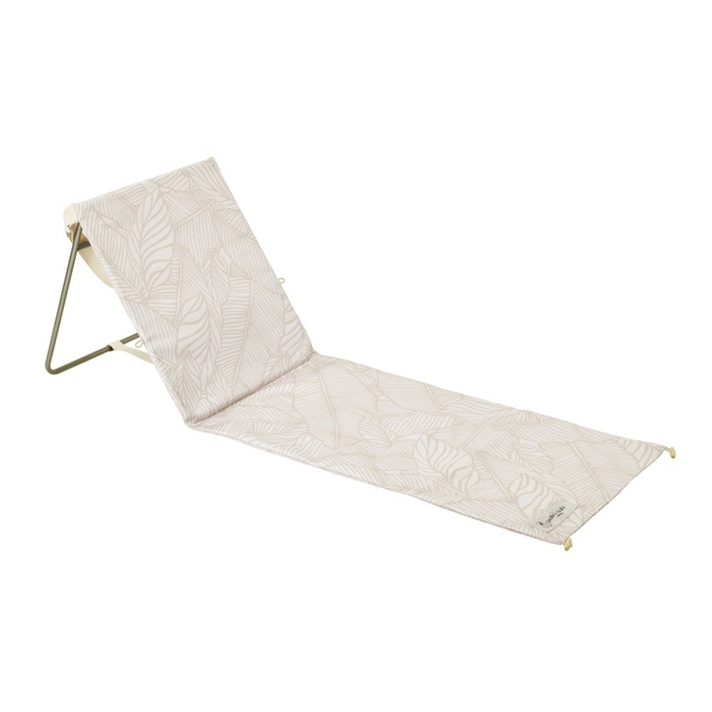 OZtrail Folding Beach Mat Lounger White Sand