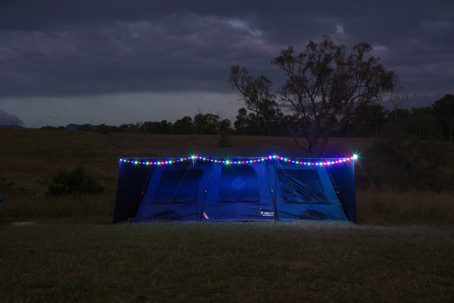 OZtrail Loomie Line Rechargeable String Lights 9m