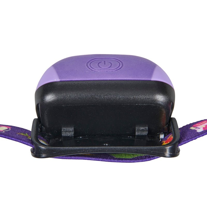 OZtrail Lumos Twinkle Kids Rechargeable Headlamp 80lm Purple