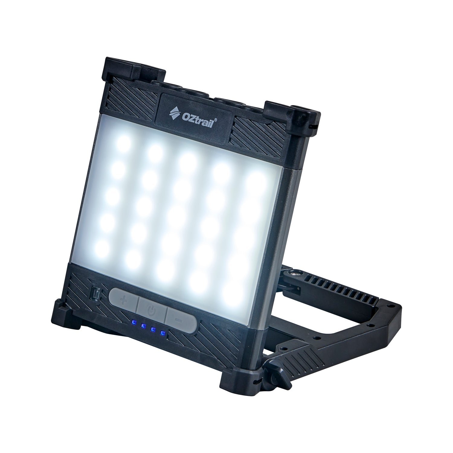 OZtrail Lumos Rechargeable LED Camping Panel Light with Magnetic Stand 1200lm