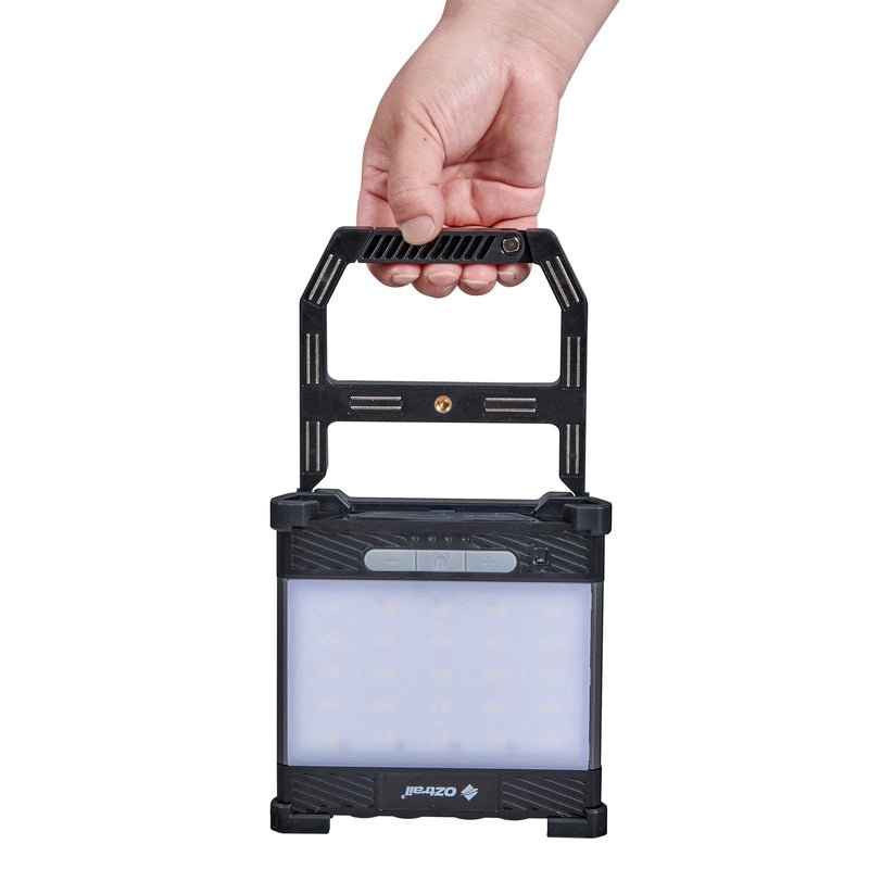 OZtrail Lumos Rechargeable LED Camping Panel Light with Magnetic Stand 1200lm