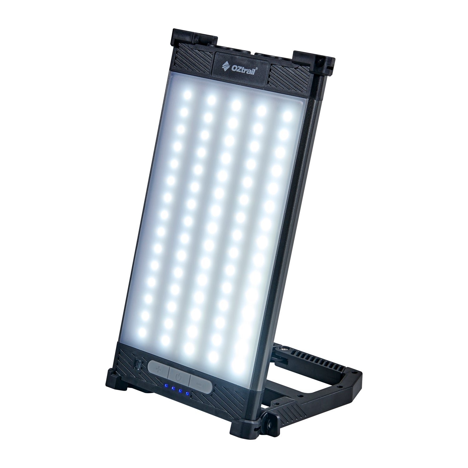 OZtrail Lumos Rechargeable LED Camping Panel Light with Magnetic Stand 2000lm