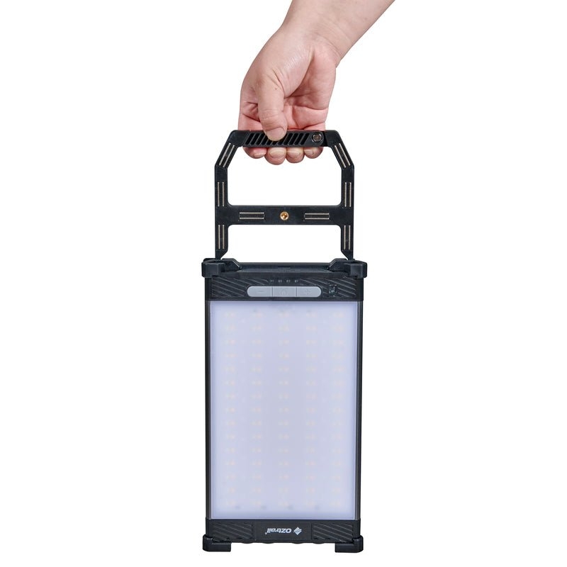 OZtrail Lumos Rechargeable LED Camping Panel Light with Magnetic Stand 2000lm