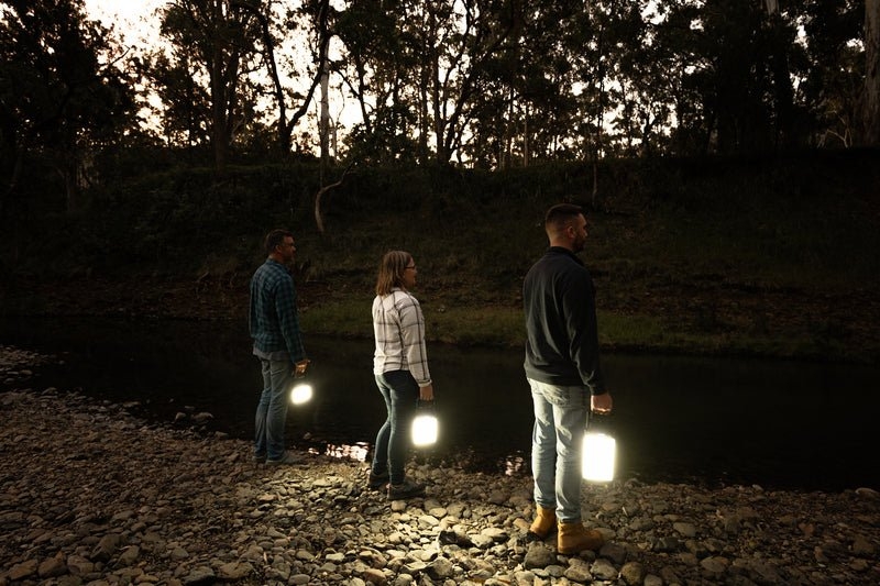 OZtrail Lumos Rechargeable LED Camping Panel Light with Magnetic Stand 2000lm