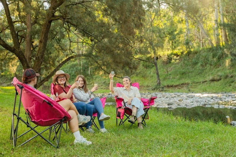 OZtrail Malibu Moon Chair Jumbo Pink