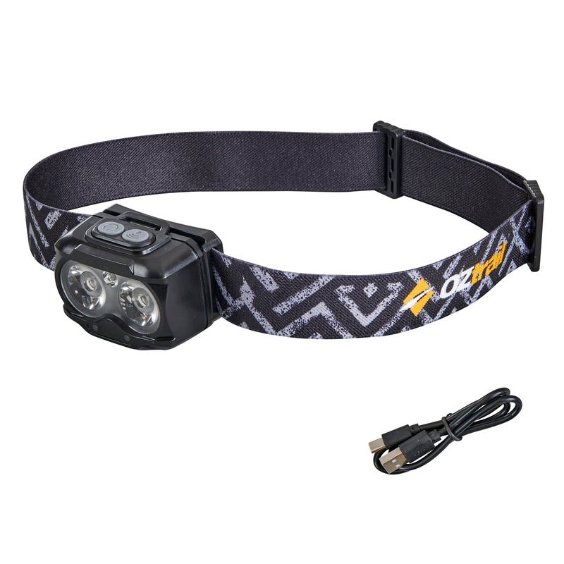 OZtrail Lumos FP500 Rechargeable Headlamp 500lm