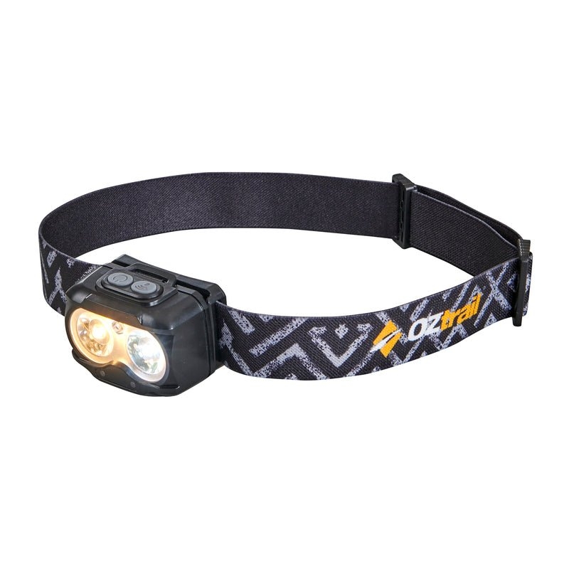 OZtrail Lumos FP500 Rechargeable Headlamp 500lm