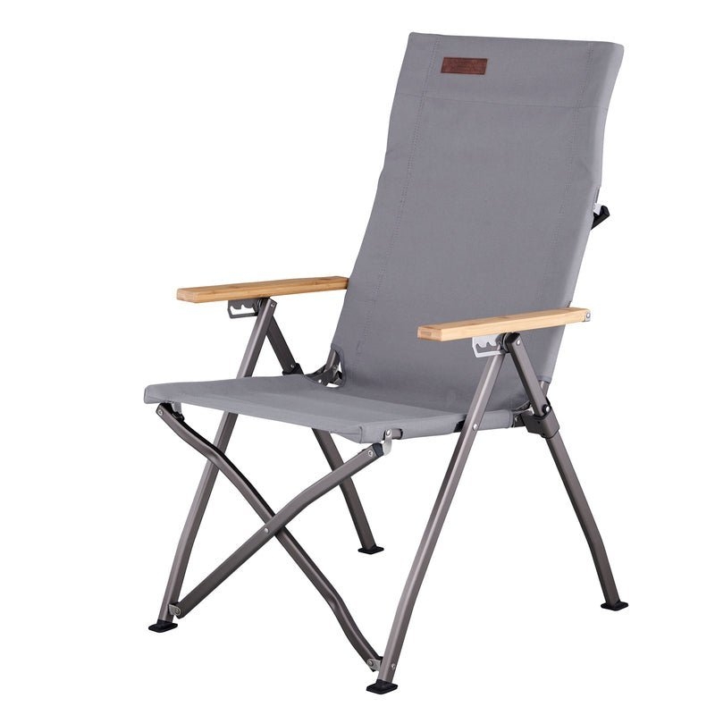 OZtrail Cape Series Recliner Arm Chair Grey