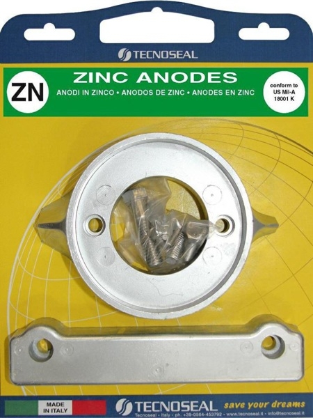 Tecnoseal Zinc Anode Kit for Volvo Penta 280
