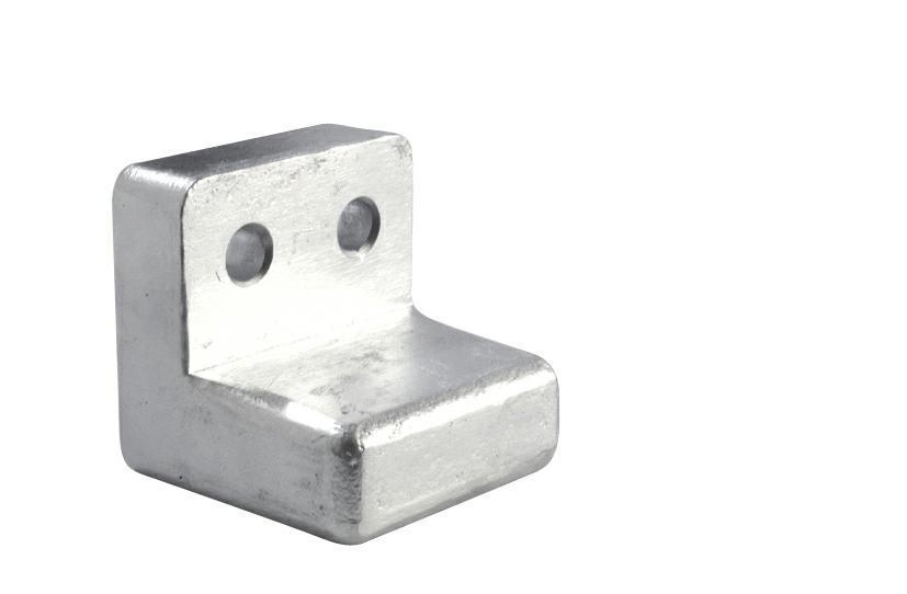 Tecnoseal Zinc Bracket for Volvo Trim 270