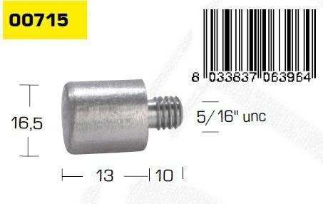 Tecnoseal Zinc Pencil Anode for Volvo Cooler 13mm