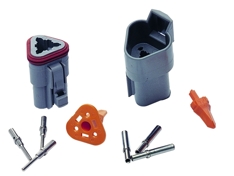 Hella Marine Deutsch 3 Pole DT Connector Set