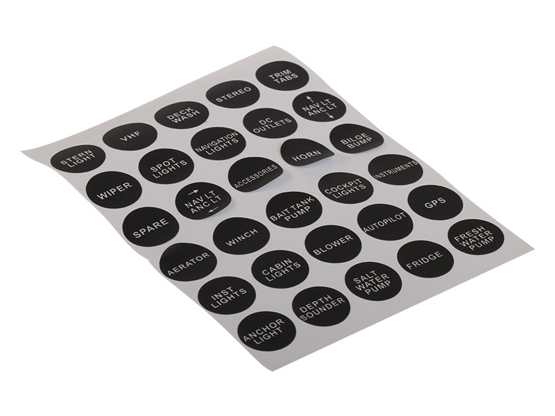 Wave LED 4-Way Switch Panel with Circuit Breakers