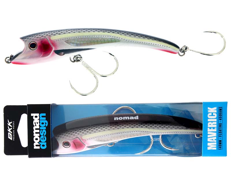 Nomad Design Maverick Topwater Lure 140mm 45g Bleeding Mullet