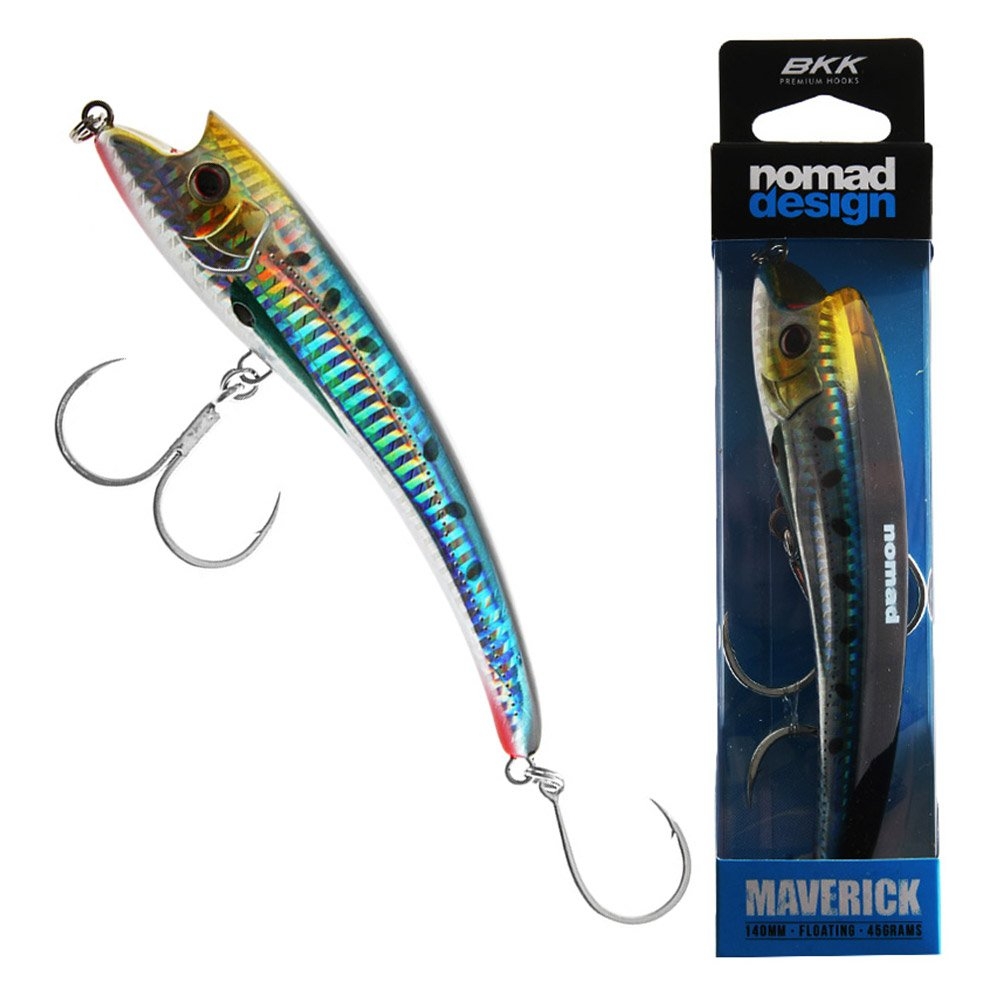 Nomad Design Maverick Topwater Lure 140mm 45g Sardine