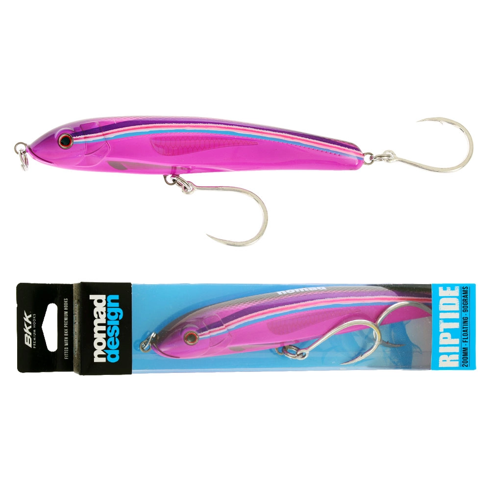 Nomad Design Riptide Floating Stickbait 200mm Purple Fusilier Nomad Design Riptide Floating Stickbait 200mm Purple Fusilier